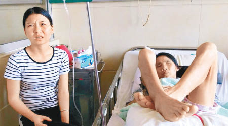 曹夢媛的母親因患癌臥病在床。（互聯網圖片）