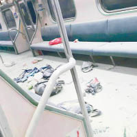 台鐵松山站車廂爆炸案釀成廿五人受傷。（資料圖片）