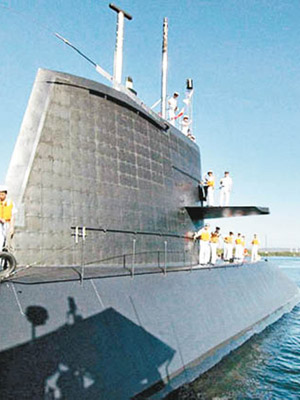 綠營擬推動採購日本蒼龍級潛艇。（資料圖片）