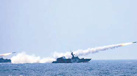 解放軍海軍三大艦隊早前在渤海演習，被指有警告南韓的意味。