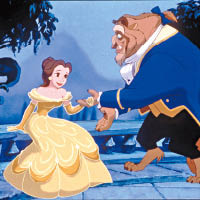 《美女與野獸》是迪士尼製作的卡通電影。（資料圖片）
