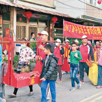 屏東九如三山國王廟年初二舉辦「九如王爺奶轉後頭」慶典。