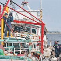 台軍去年誤射導彈，造成無辜漁民死傷。
