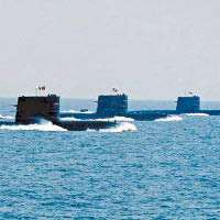 台軍反潛實彈演習，欲反制大陸解放軍潛艇。（互聯網圖片）