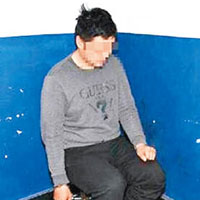 涉襲擊案的上海男子被拘留。（互聯網圖片）