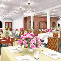 景點概念圖<br>船內餐室將呈現懷舊風格。