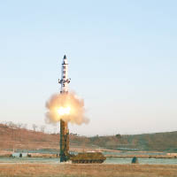 北韓曾發射「北極星二型」中程彈道導彈。