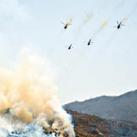 「北韓人民軍特種部隊空降和目標打擊大賽」上有直升機炮擊的環節。