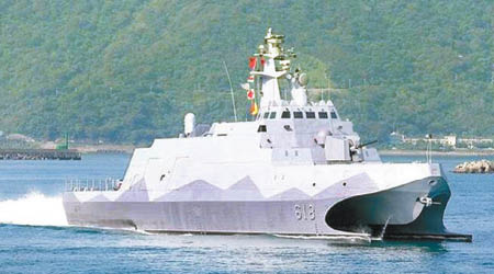 台軍首度將「沱江艦」納入漢光演習。（互聯網圖片）