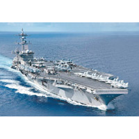 卡爾文森號將與南韓海軍聯合演習。（美國海軍圖片）