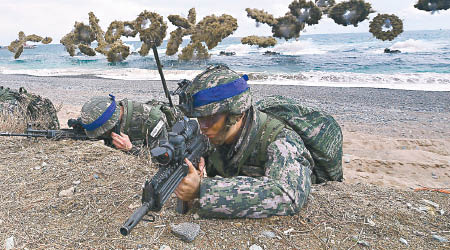 美韓「鷂鷹」年度聯合軍演已落幕。（資料圖片）