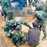 事件導致多名印尼士兵傷亡。（互聯網圖片）