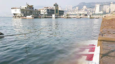 長江進入汛期，水位上升。（互聯網圖片）