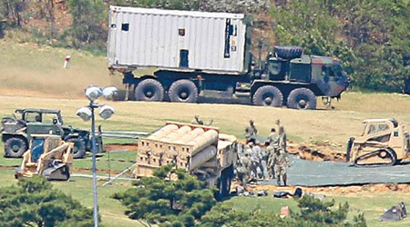 美軍在南韓部署薩德的計劃可能受阻。（資料圖片）