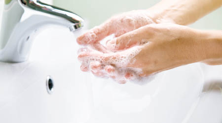 洗手十秒便足以起到殺菌作用。（羅格斯大學圖片）