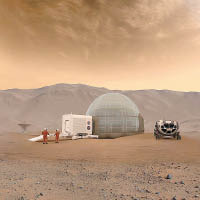不少人對在火星上居住都非常感興趣。（資料圖片）