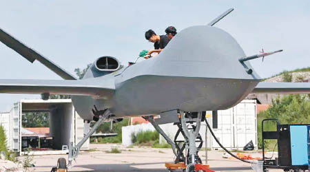 彩虹5無人機在河北試飛成功。（互聯網圖片）