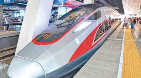 京滬高鐵將使用復興號列車。（互聯網圖片）
