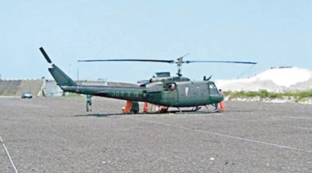 日本為菲律賓無償提供陸上自衞隊直升機零件。圖為UH-1H運輸直升機。（互聯網圖片）