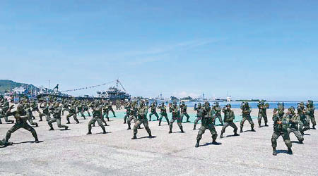 台灣的海軍陸戰隊再爆桃色醜聞。（資料圖片）