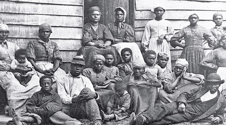 西瓜與黑人的負面聯繫，可追溯至南北戰爭及黑奴制時代。（黑白資料圖片）