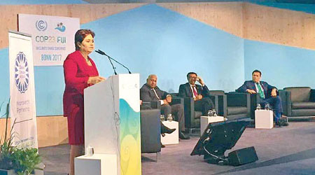 聯合國氣候會議在德國波恩舉行。（互聯網圖片）