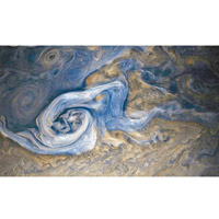 木星北半球的暴風雲團。（互聯網圖片）