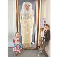 掃描木乃伊棺木的文字有助了解古埃及人生活情況。（互聯網圖片）
