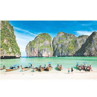 PP島為泰國旅遊勝地。