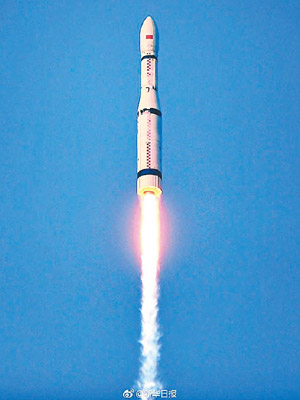 長征十一號固體運載火箭成功發射。（互聯網圖片）