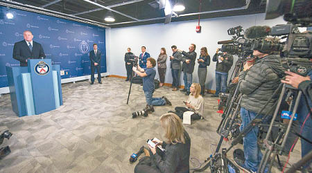 多倫多警方召開記者會，公布案情。