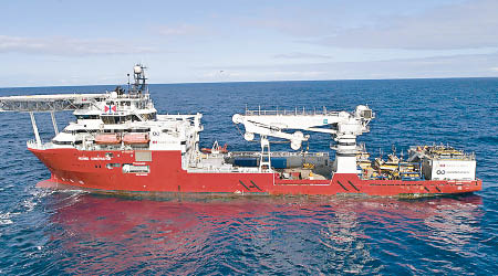 「Seabed Constructor」上月二日從南非德班市的港口出發。（資料圖片）