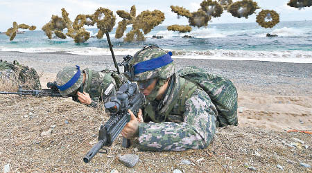 美國與南韓多次舉行軍演，應對朝鮮半島突發情況。（資料圖片）