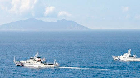 中國海警船近期頻繁在釣島海域作例行巡航。