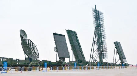 中國現有的反隱形機雷達。（互聯網圖片）