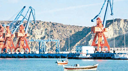 中國在巴基斯坦經營的瓜達爾港，是「一帶一路」推進的合作項目之一。（資料圖片）
