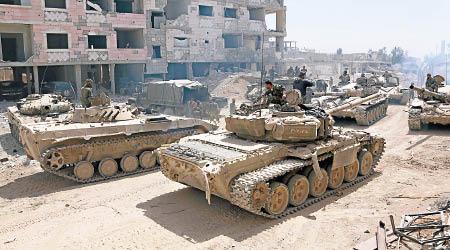 敍利亞政府軍重奪度瑪鎮的控制權，完全接管東古塔。