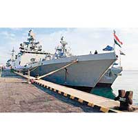 印度海軍將加強部署波斯灣。
