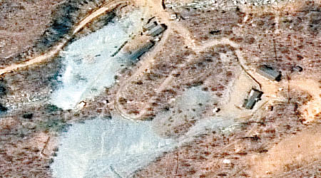 北韓打算拆卸豐溪里核試場（圖）。（資料圖片）