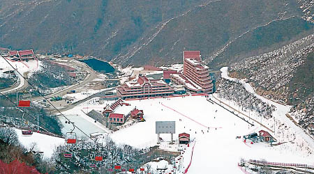 北韓希望在馬息嶺（圖）增設滑雪場。