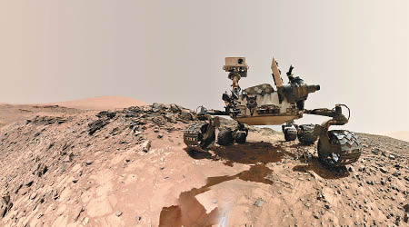 NASA派出好奇號到火星收集數據。