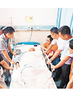 劉毅獲同學出資送入院治療。（互聯網圖片）
