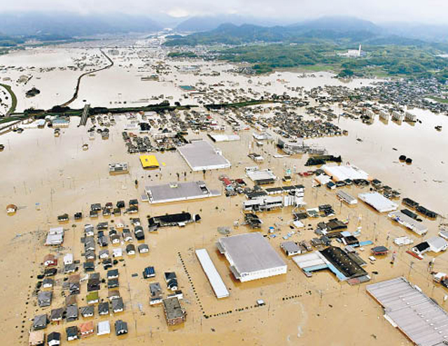 水淹西日本51人死48失蹤