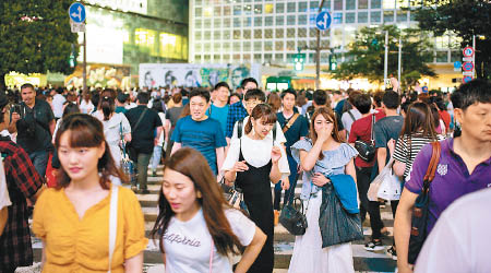 日本人口大幅減少。