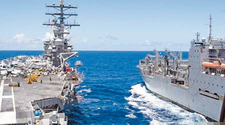 日本及印度早前曾在關島附近海域與美軍演習。