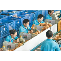 品牌在中國設廠，工人的工作條件被指不佳。