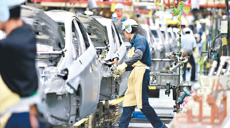 日本的製造業隨時受貿易戰波及。