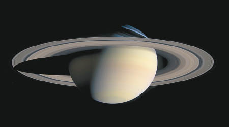 土星曾在太陽系誕生時，推擠其他星體。（美聯社圖片）