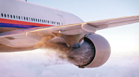 紀錄片模擬馬航客機引擎冒煙。
