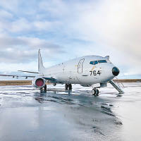 美軍P-8A海上巡邏機在冰島參與演習。